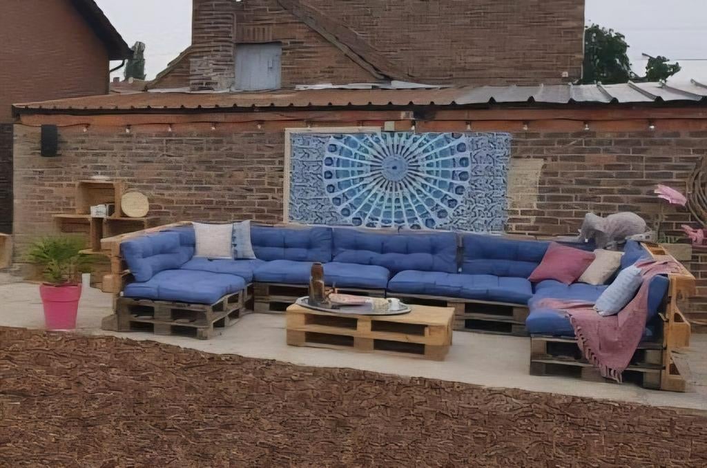 Lounge kussens, Tuin en Terras, Tuinbanken, Ophalen