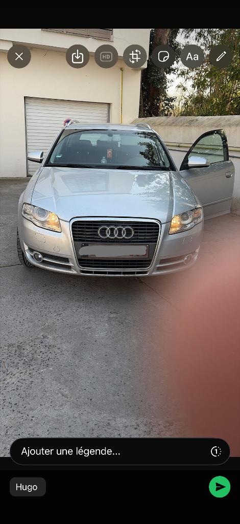 Audi, Auto's, Voorwielaandrijving, Stof, Zwart, A4