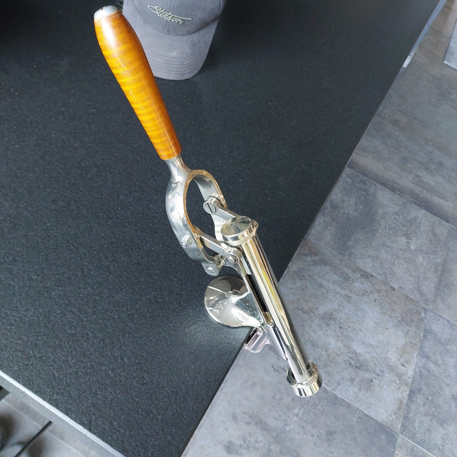 Prachtige Vintage RAPID Tafelkurkentrekker – Swiss Made, Tuin en Terras, Ophalen of Verzenden, Zo goed als nieuw, Rapid