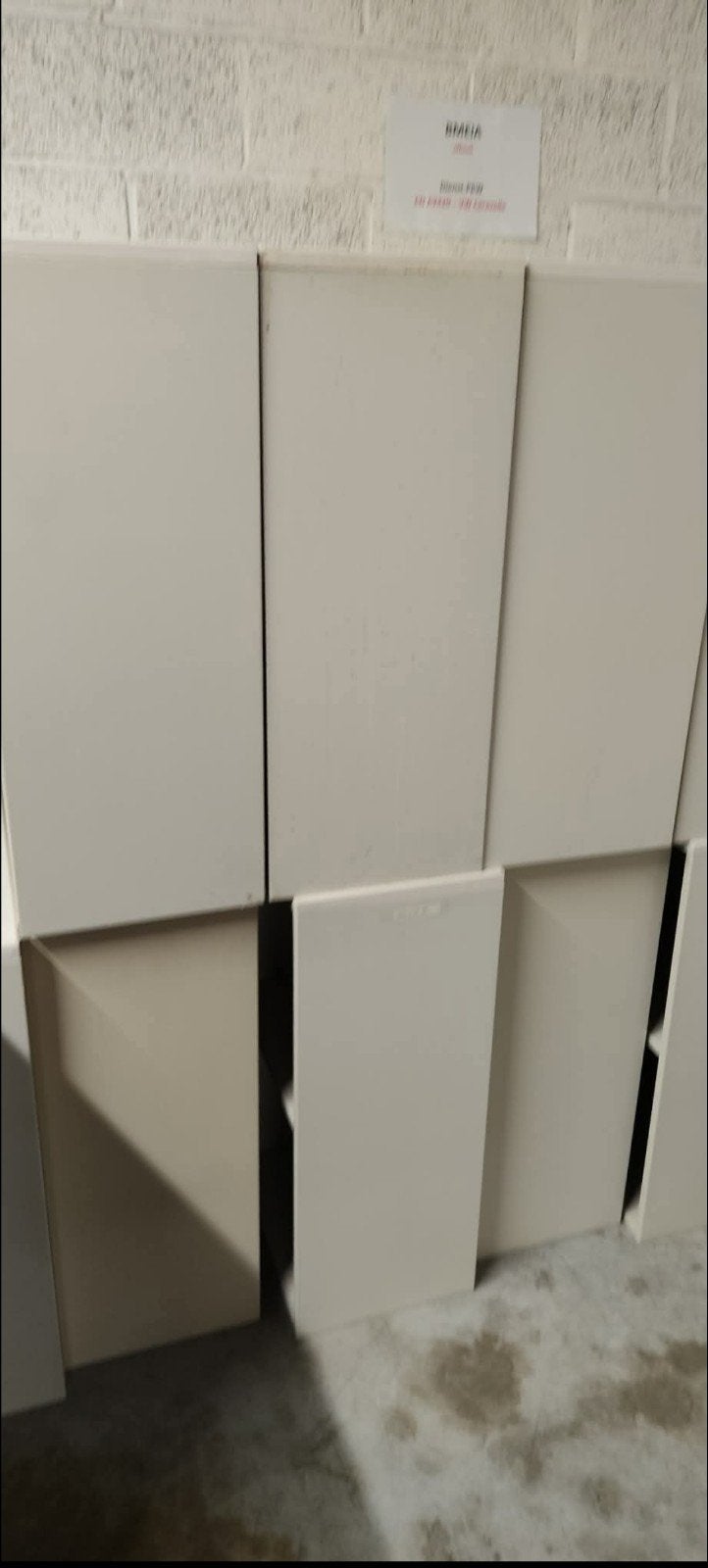 Grand meuble de rangement 9 cases / niches blanc (Style KALL, Enlèvement