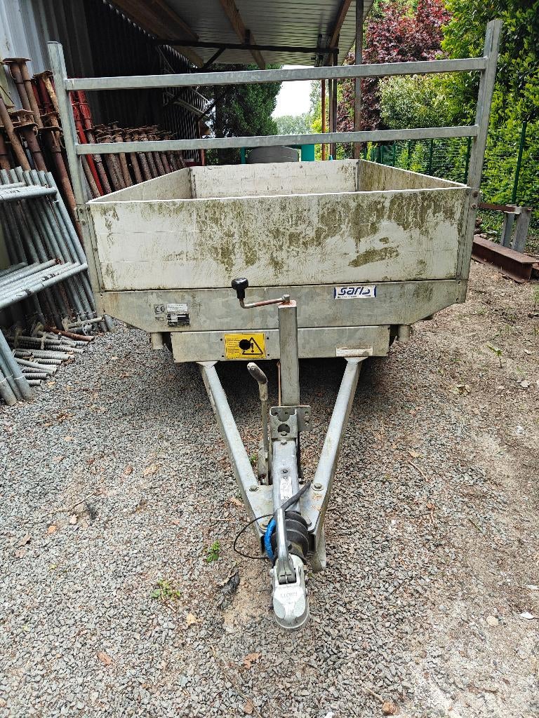 Remorque sarens kantelbaar., Ophalen, Gebruikt