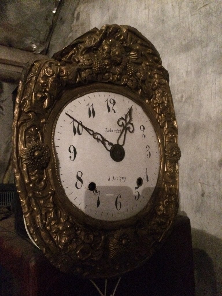 horloge comtoise antique, Enlèvement