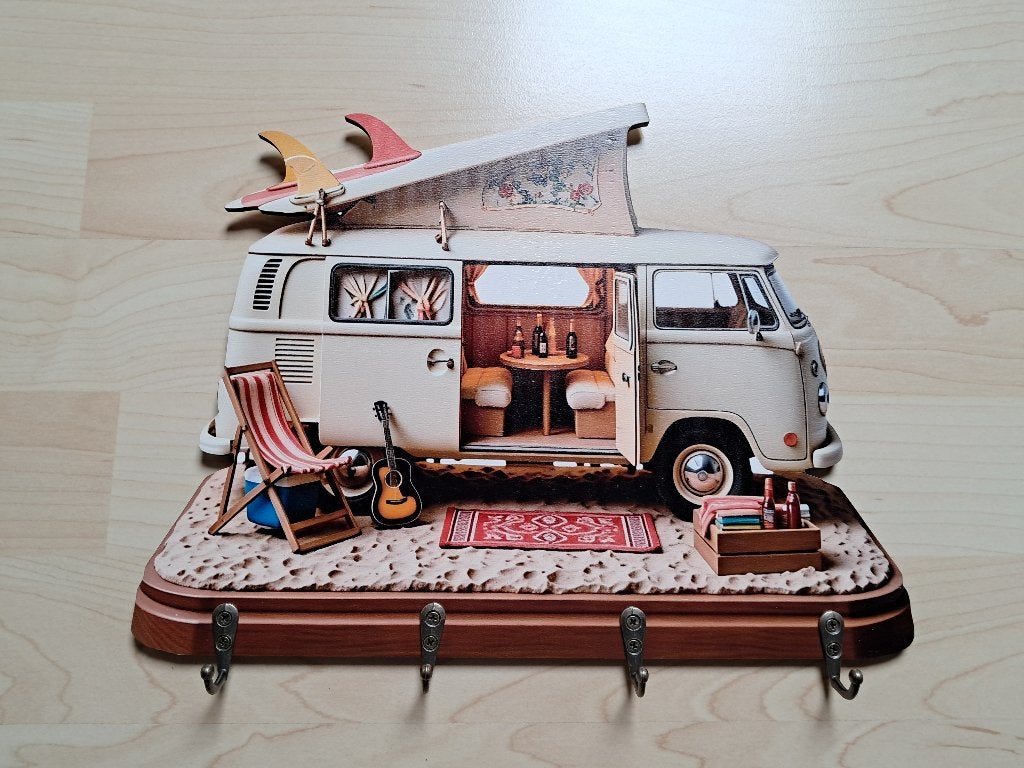 VW T2 sleutelhanger, Ophalen of Verzenden, Nieuw, Transport