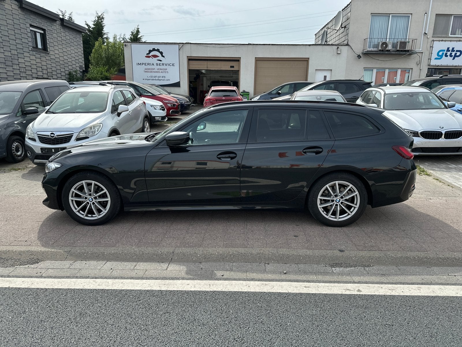 BMW 318i 2.0 Benzine* 2023* 115kW* 94.946Km FACE LIFT, Auto's, 1998 cc, Leder, Bedrijf, 5 deurs