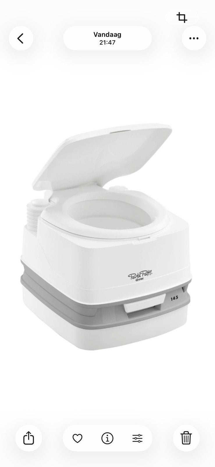 Porta Potti model 145, Caravans en Kamperen, Ophalen, Gebruikt