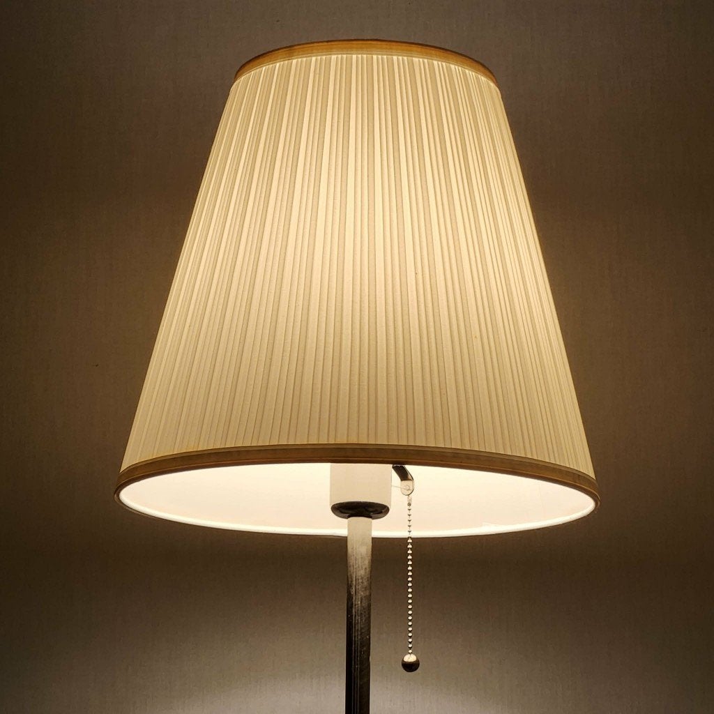4 luminaires sur pied assortis: 2 de table, 2 de sol, Maison & Meubles, Utilisé, Classique, 100 à 150 cm, Métal