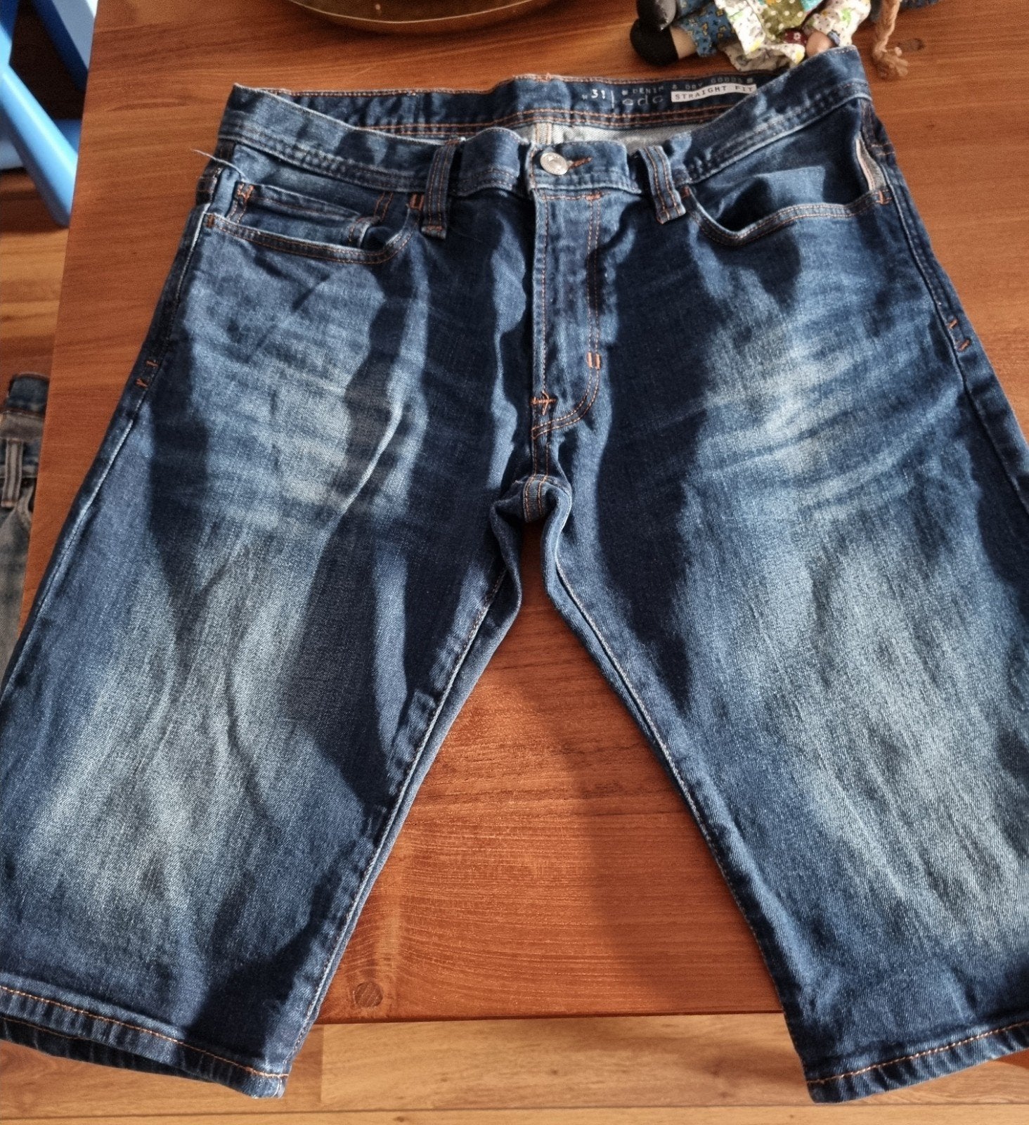 Jeanshort heren Edc/eqprit, Ophalen