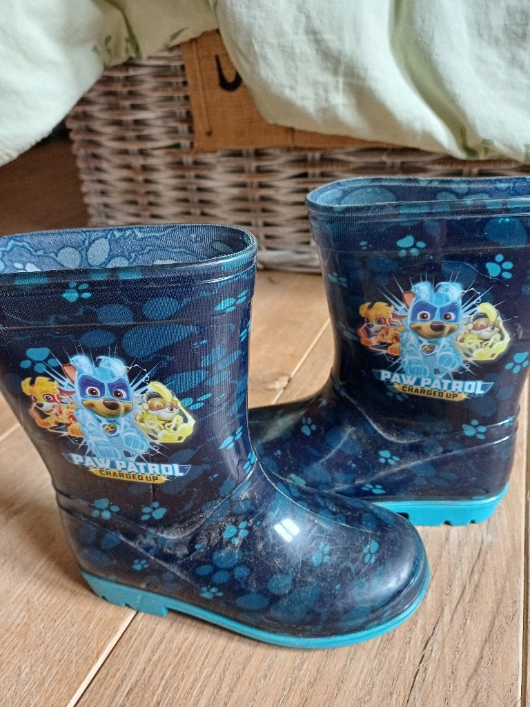 regenlaarzen paw patrol maat 27, Ophalen, Gebruikt, Jongen of Meisje, Laarzen