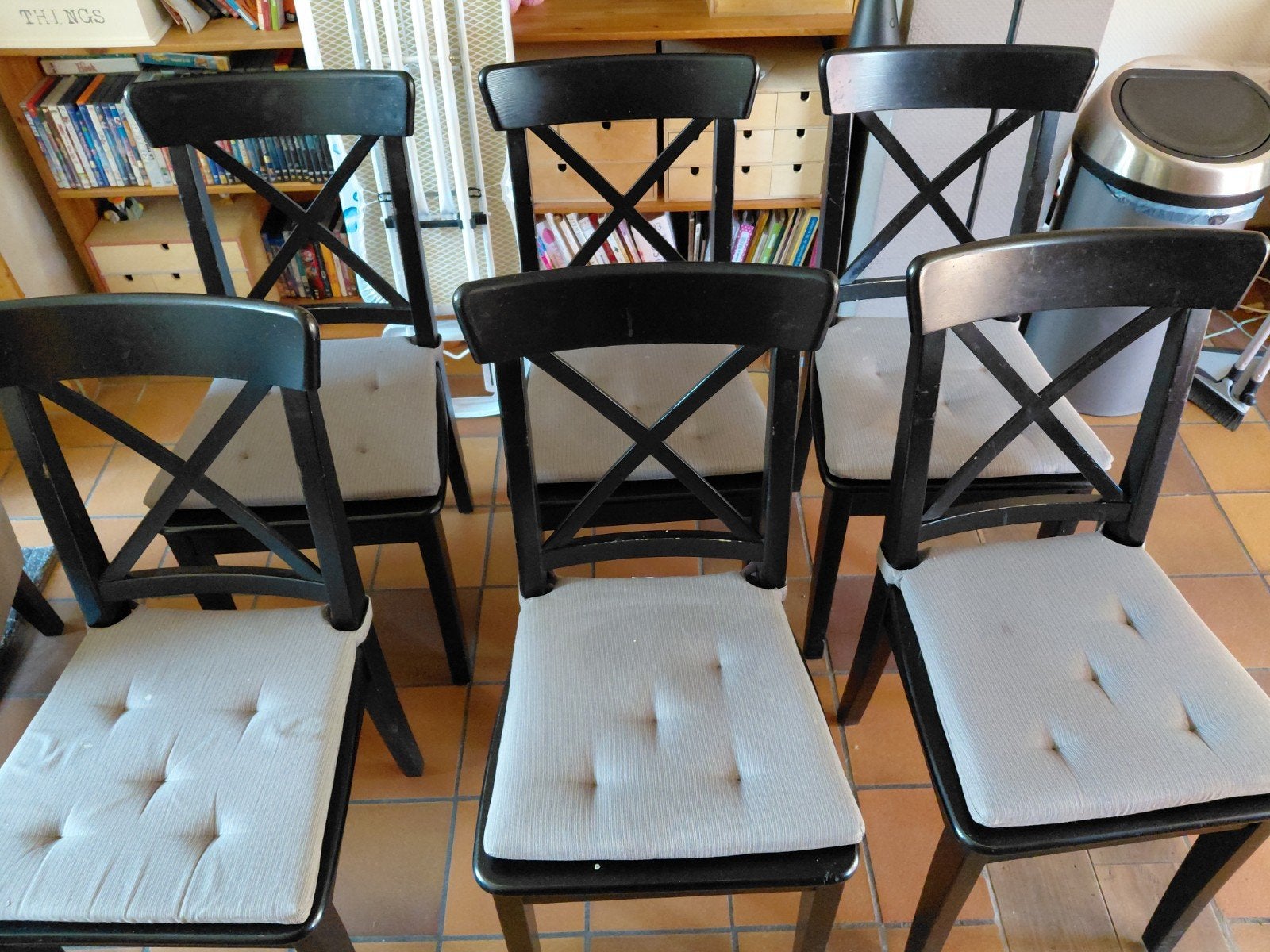 6 chaises ikea, Maison & Meubles, Chaises, Une, Enlèvement