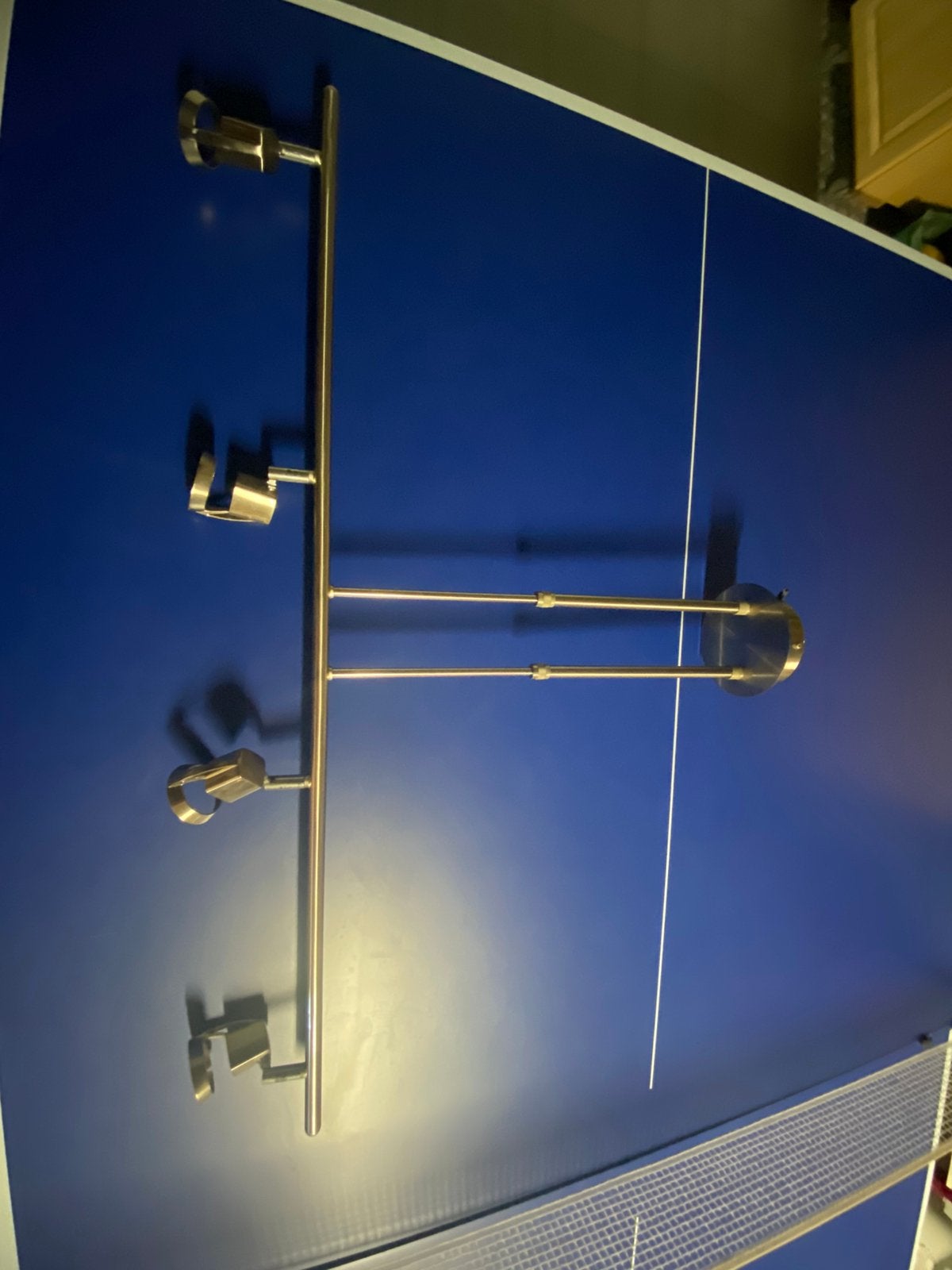 Luster, Huis en Inrichting, Lampen | Kroonluchters, Ophalen, Zo goed als nieuw, Metaal, Modern