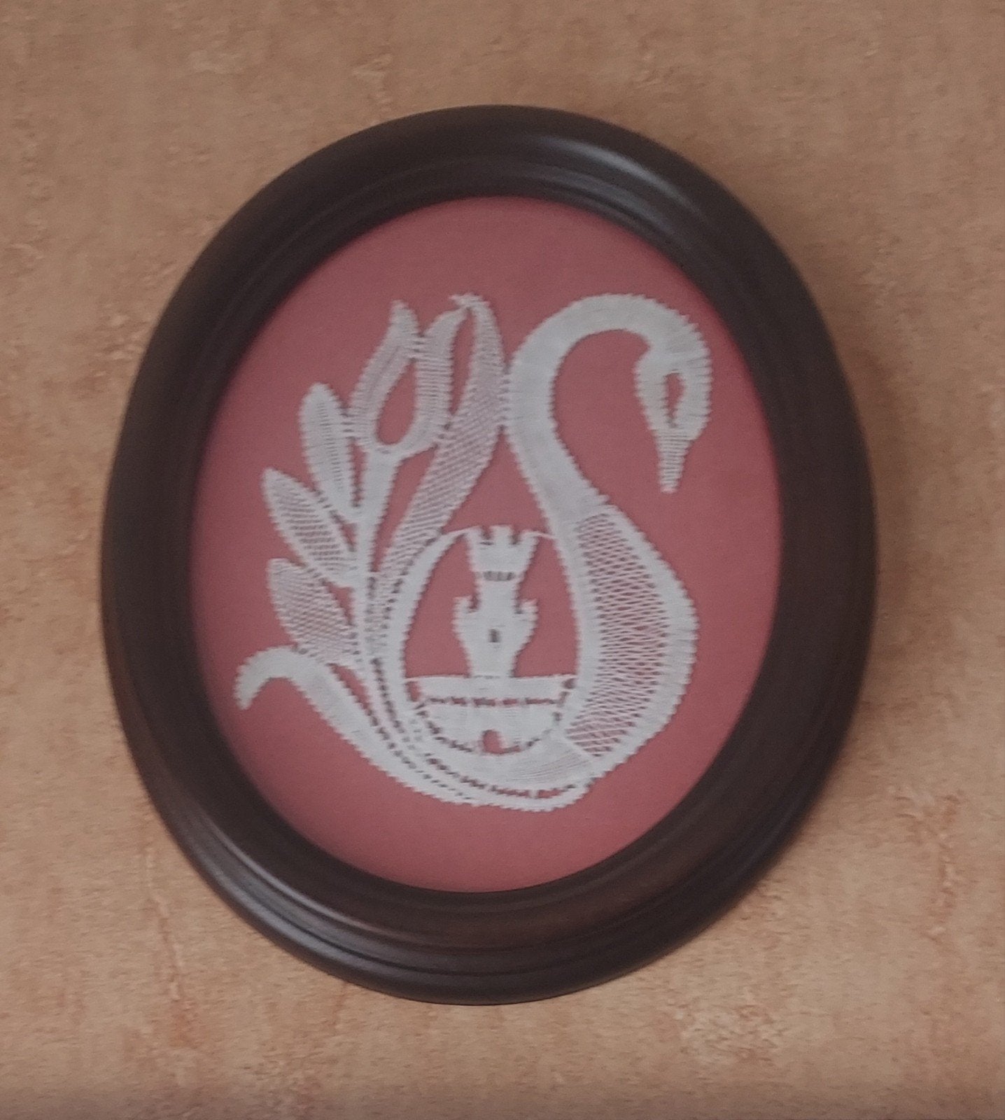 Kader met kantwerk, Antiek en Kunst, Ophalen