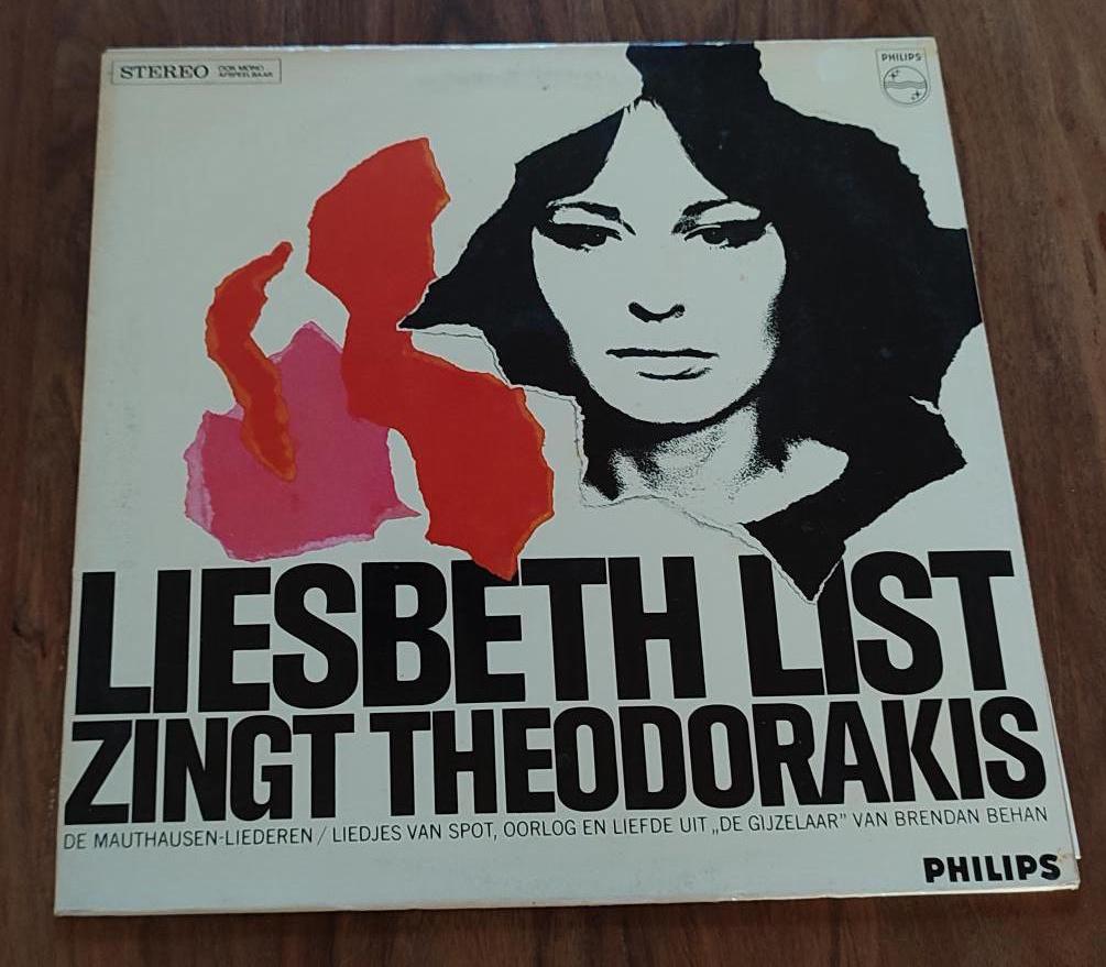 LP Liesbeth List - zingt Theodorakis, Cd's en Dvd's, Ophalen of Verzenden, Gebruikt