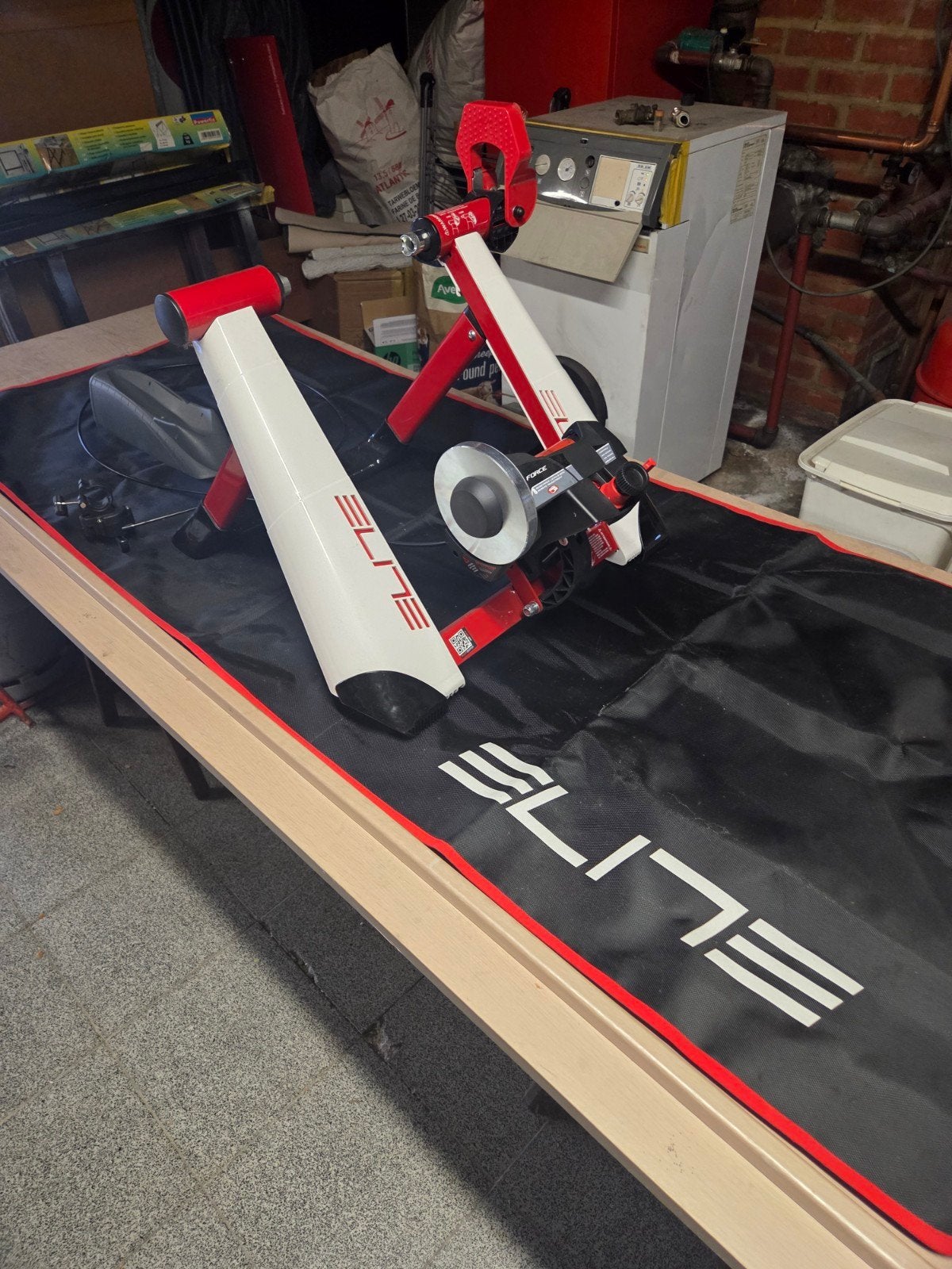 Fietstrainer Elite, Ophalen