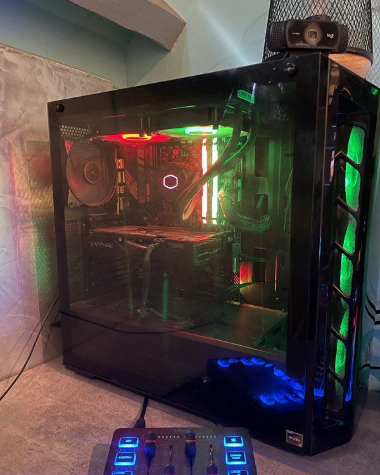 Ryzen 9 3900X Gamer PC/RX 5600 XT/SSD van 16 GB/1,25 TB, Ophalen, Zo goed als nieuw, Gaming, SSD