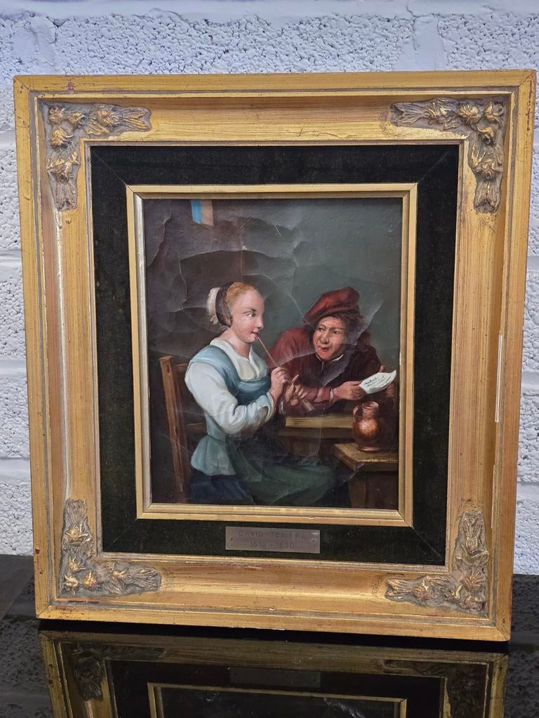 Peinture ancienne sur toile, Enlèvement