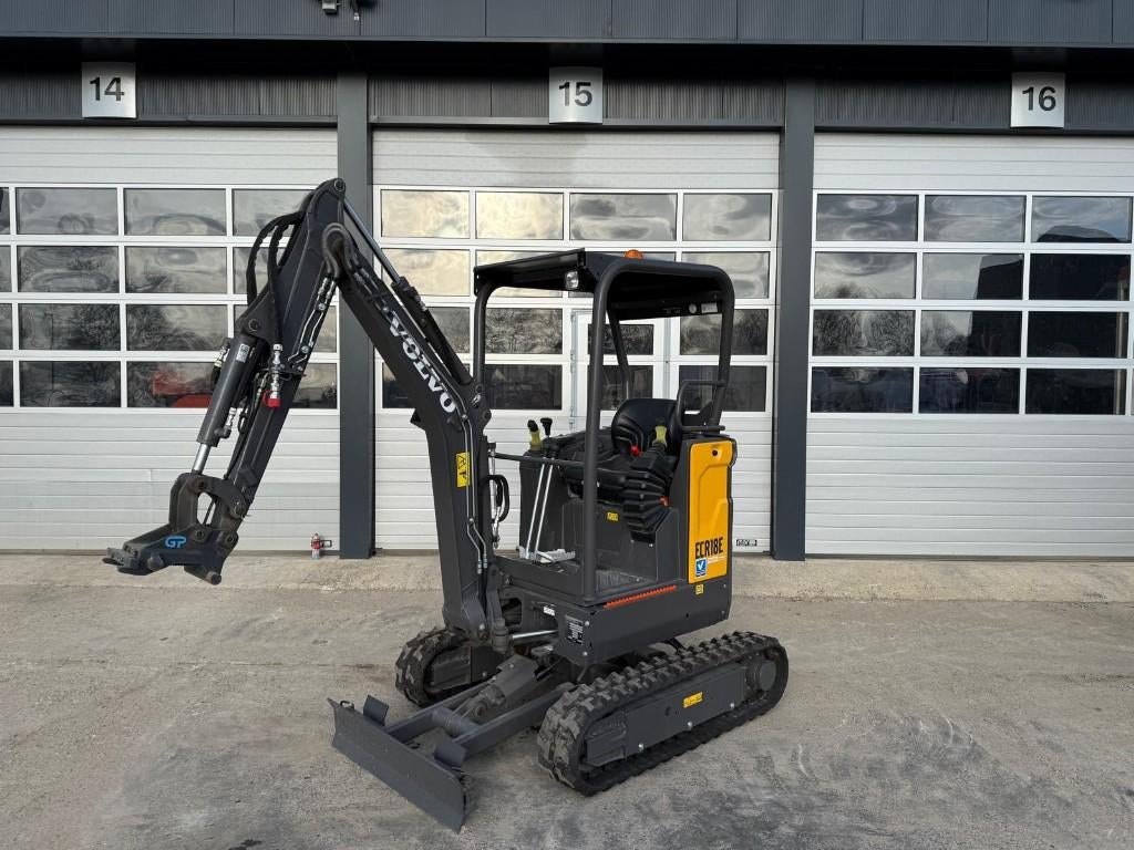 VOLVO ECR18E minigraver, Ophalen, Graafmachine