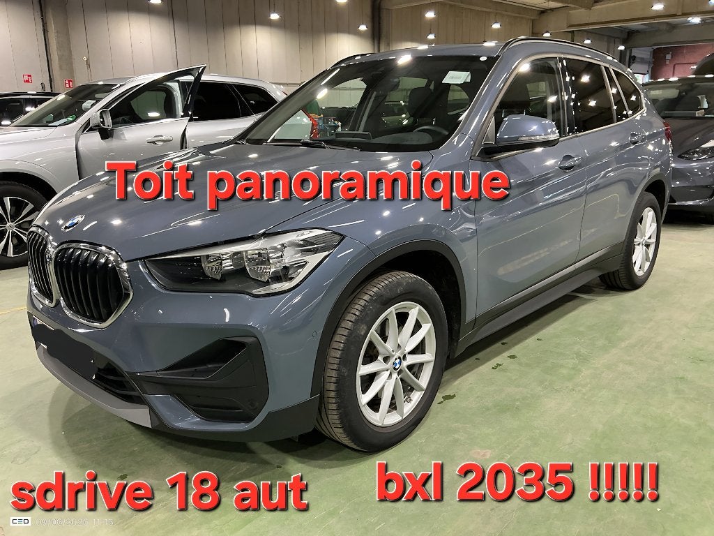 Bmw X1 sdrive18 Toit Panoramique full opt essence, Autos, X1, Argent ou Gris, Achat, Euro 6