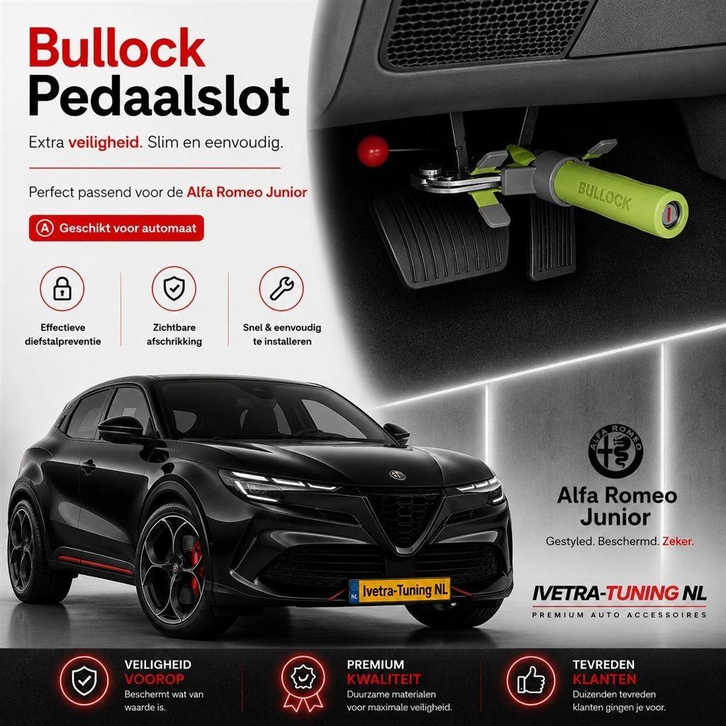 Bullock Pedaalslot Alfa Romeo Junior | Pedaalklem Alfa Romeo, Enlèvement ou Envoi, Neuf