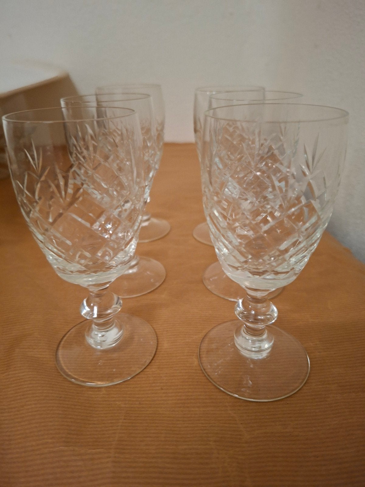 6 wijnglazen, Ophalen of Verzenden
