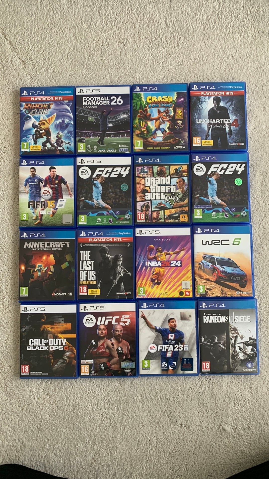 PS4/5 GAMES, Games en Spelcomputers, Spelcomputers | Sony PlayStation 4, Ophalen, Zo goed als nieuw, Original
