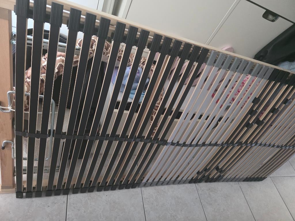 Sommier a lattes ikea, 90 cm, Comme neuf, Enlèvement, Sommier
