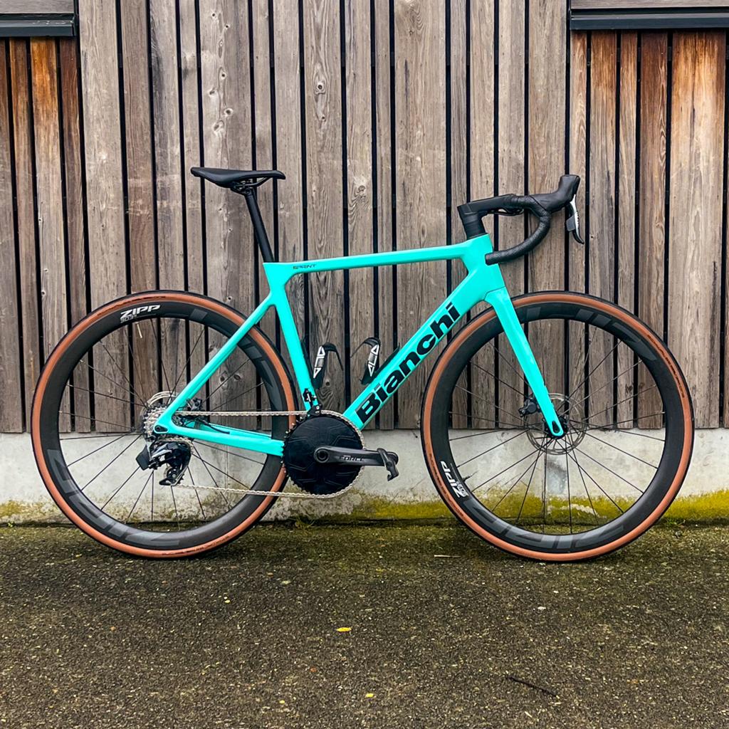 Bianchi sprint 2024, Fietsen en Brommers, Fietsen | Racefietsen, Zo goed als nieuw, Schijfrem, Carbon, 53 tot 57 cm, Ophalen