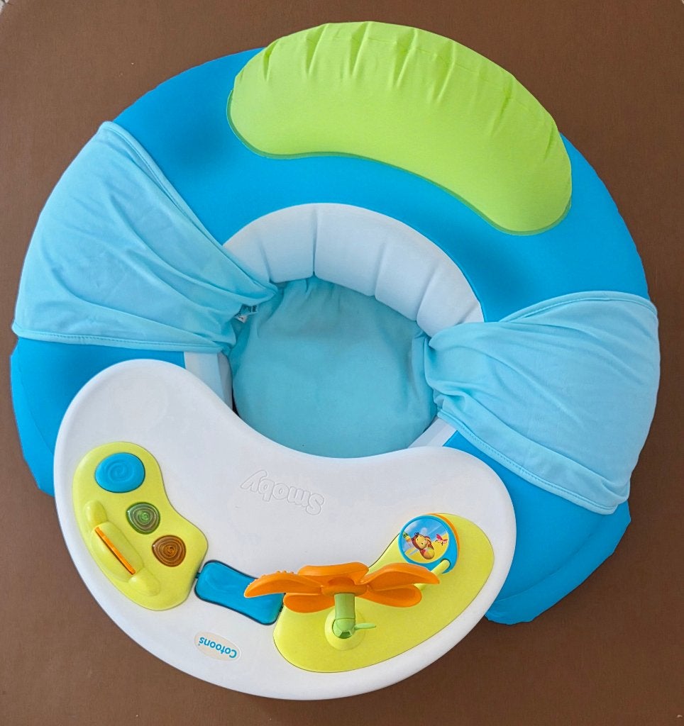 SMOBY Cotoons Cosy Seat opblaasbare stoel voor vroeg leren, Kinderen en Baby's, Ophalen, Zo goed als nieuw, Elektronica, Met licht