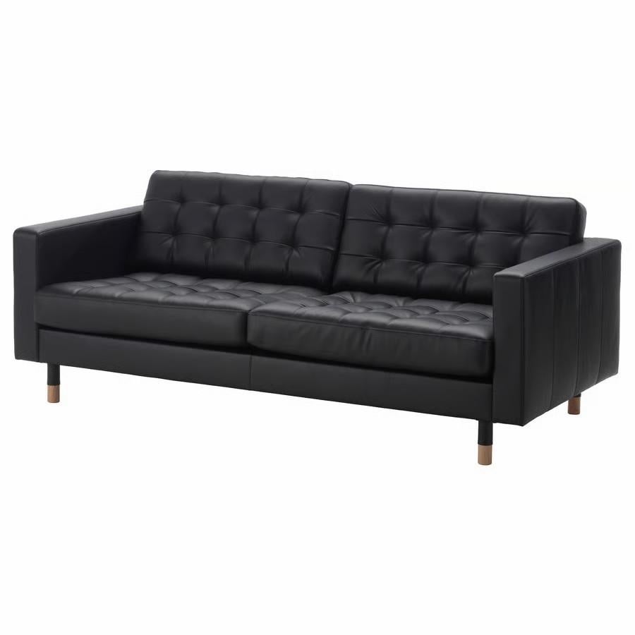 IKEA black leather sofa, Enlèvement