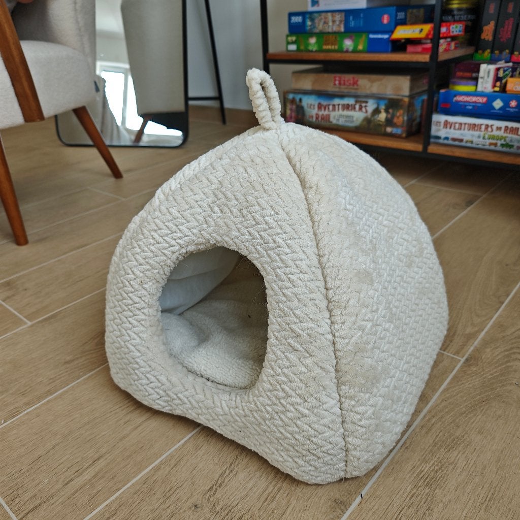Panier pour chat / petit chien, Animaux & Accessoires, Paniers pour chats, Comme neuf, Peluche, Enlèvement