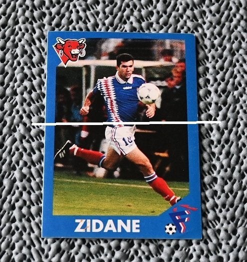 Marabout/La Vache qui Rit/Zinédine Zidane/Francia, Envoi, Utilisé, Affiche, Image ou Autocollant