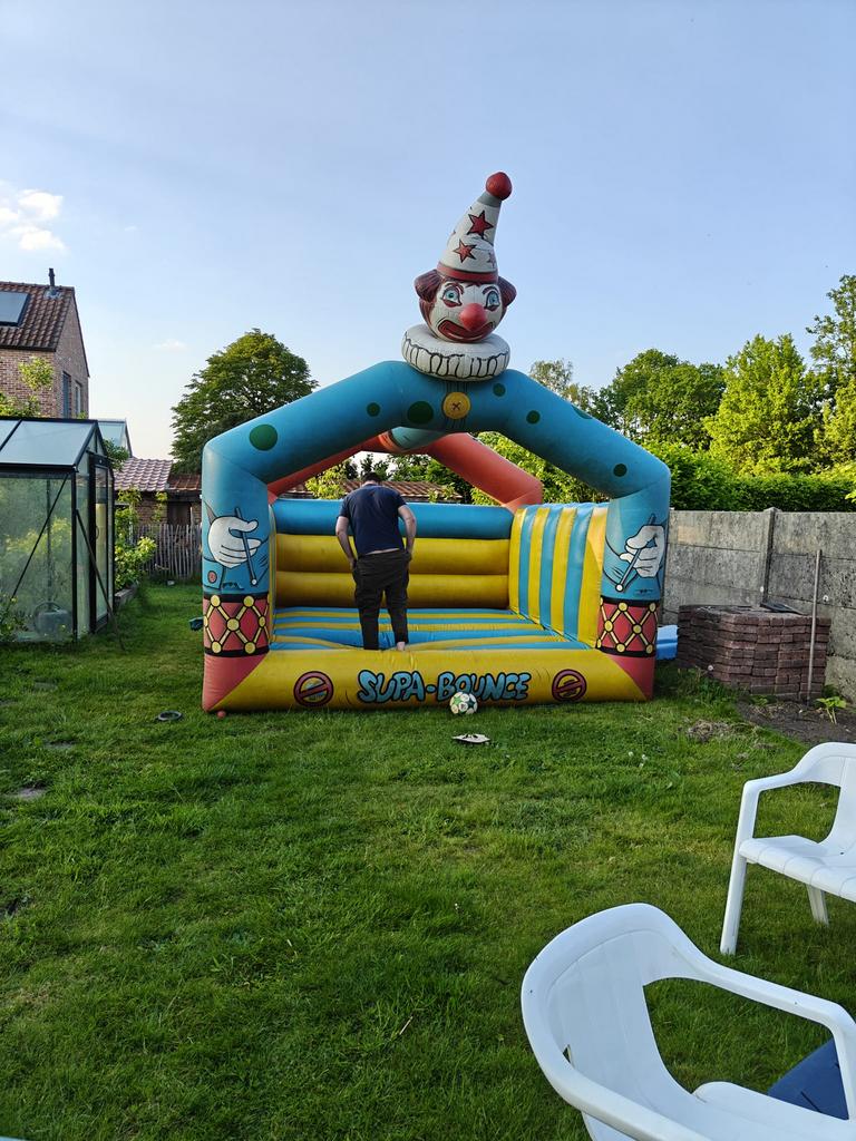 Sprinkasteel, Kinderen en Baby's, Speelgoed | Buiten | Springkussens, Ophalen, Zo goed als nieuw