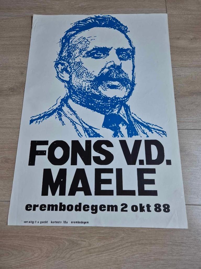 Affiche Alfons Van de Maele 1988, Enlèvement ou Envoi