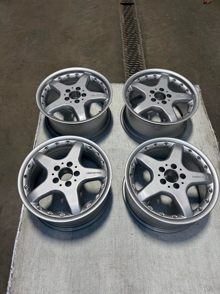 AMG 2 DELIGE BREEDSET VELGEN 17” NIEUW, Autos : Pièces & Accessoires, Pneus & Jantes, Jante(s), 17 pouces, Véhicule de tourisme