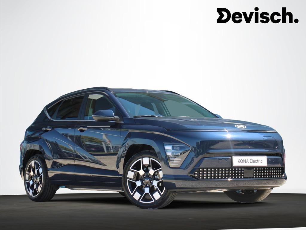 Hyundai KONA EV SHINE KONA EV 64 kWh *Meerdere modellen*, Auto's, Hyundai, 514 km, Gebruikt, Zwart, Blauw