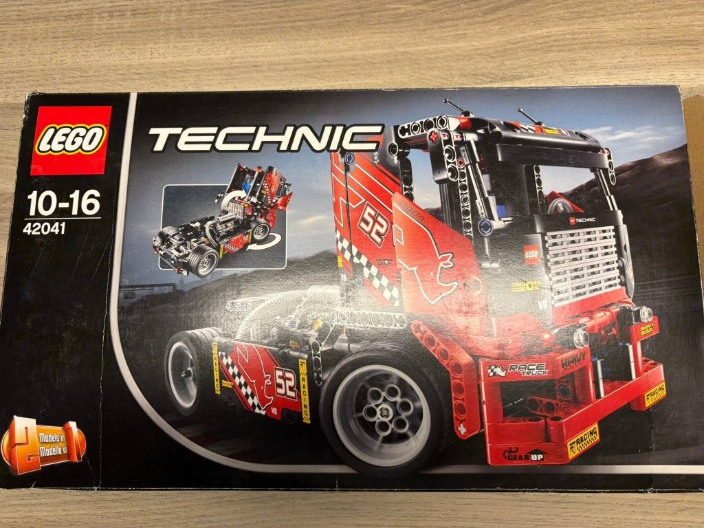 LEGO Technic 42041 Race Truck compleet met doos, Kinderen en Baby's, Speelgoed | Duplo en Lego, Ophalen, Inclusief instructies