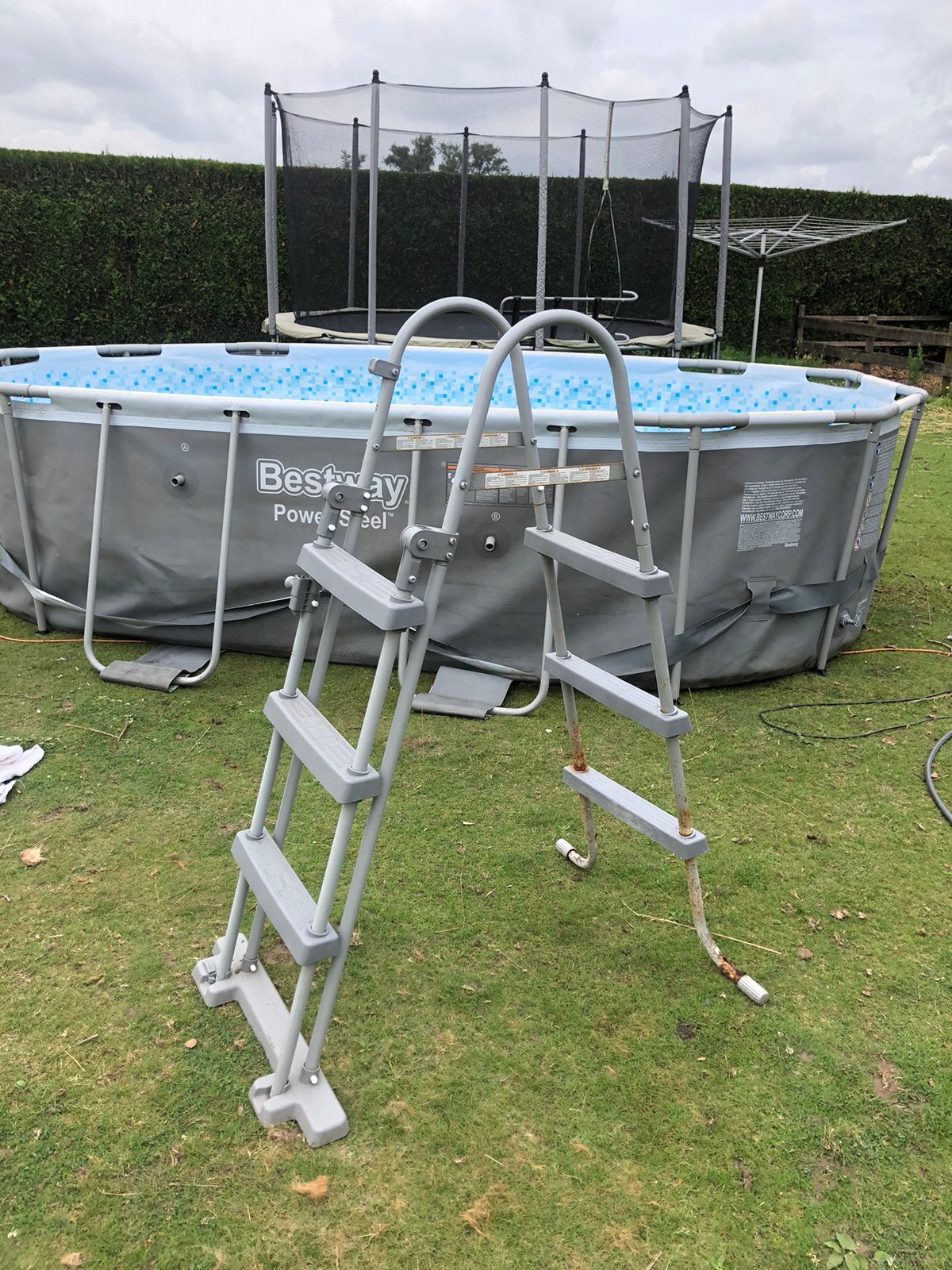 Zwembad Bestway 4m/2m60, Ophalen, Gebruikt