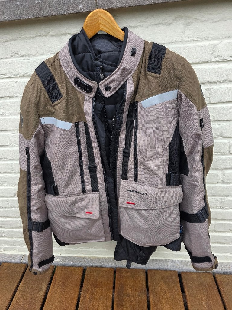 REV'IT! Defender 3 GTX Sand - Blackmotojas XL (nieuw), Ophalen, REV'IT!, Jas | textiel, Heren