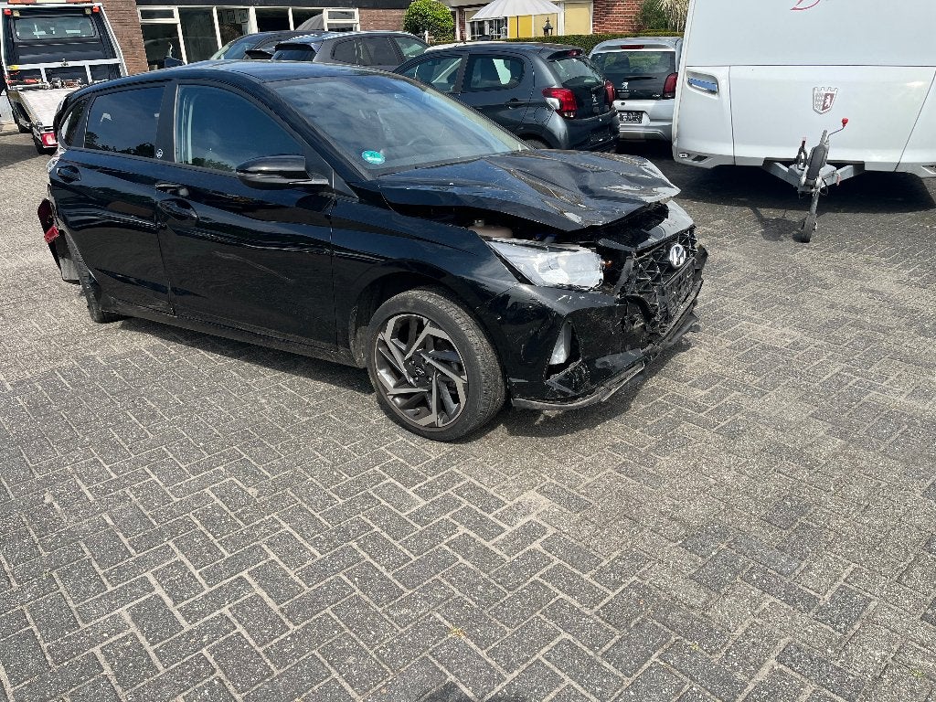 HYUNDAY I20  1.0 GDI EDITION Plus. 2021, Ophalen, Kia, Zwart, Handgeschakeld