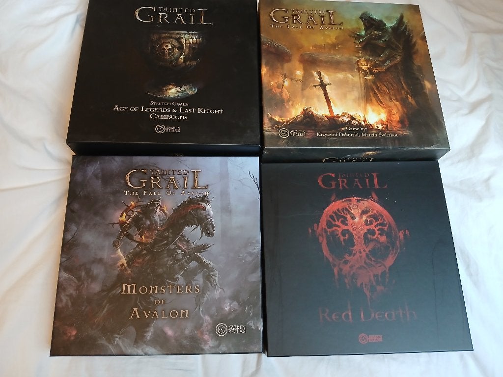 Tainted Grail: The Fall of Avalon Kickstarter/Gamefound, Enlèvement, Comme neuf, Awaken Realms
