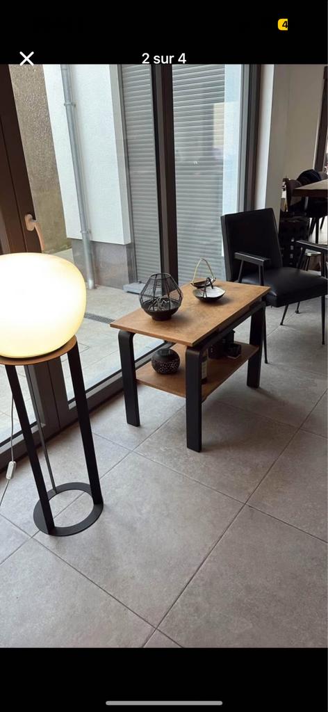 Table basse  en bois vintage, Maison & Meubles, Enlèvement, Comme neuf