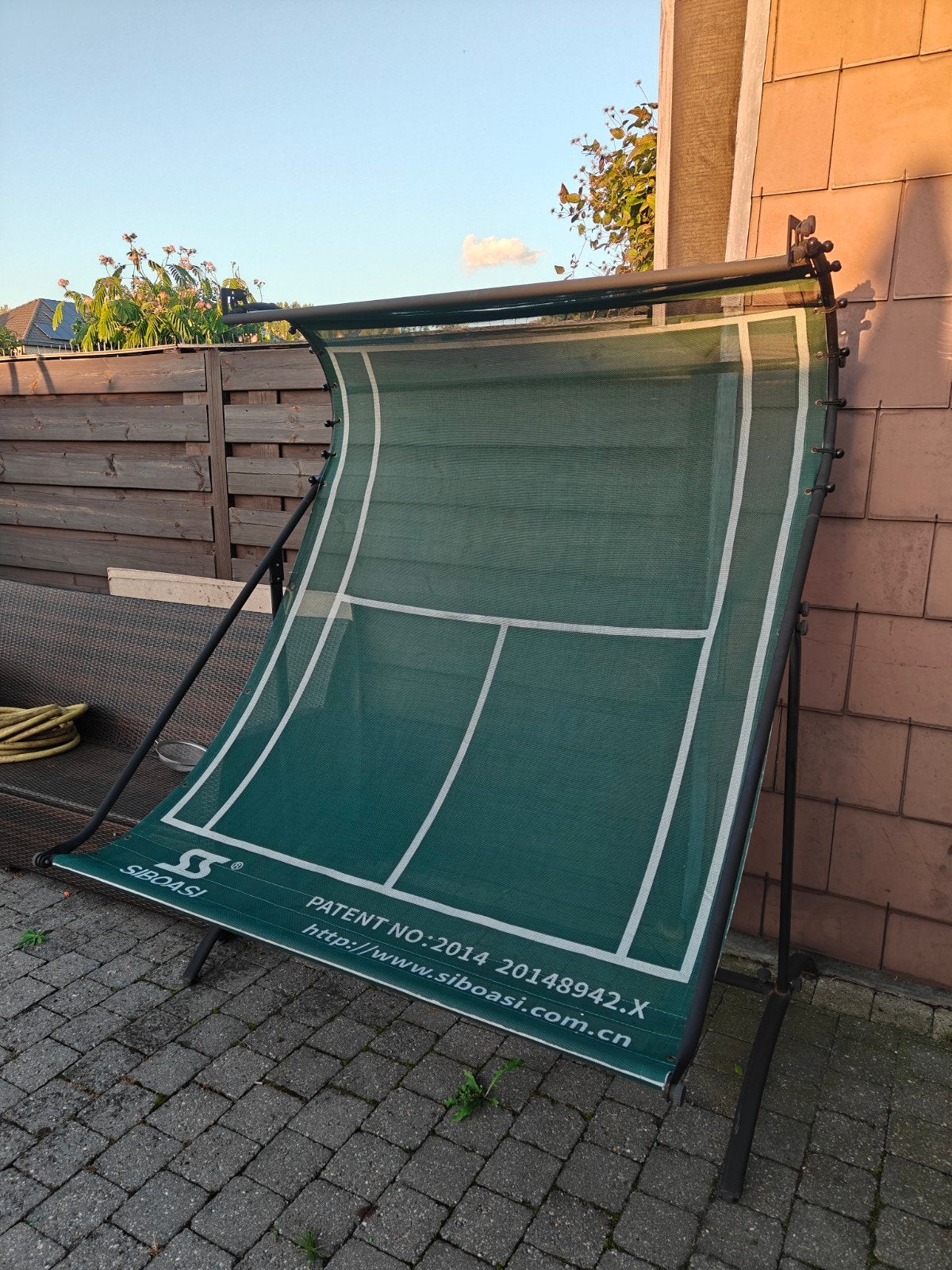 Filet de rebond de tennis, Sports & Fitness, Enlèvement, Comme neuf, Raquette
