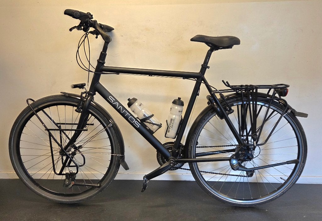 SANTOS Travelmaster 2 8 alu toer-trekkingfiets, 28 inch, Gebruikt, Velgrem, 61 tot 65 cm