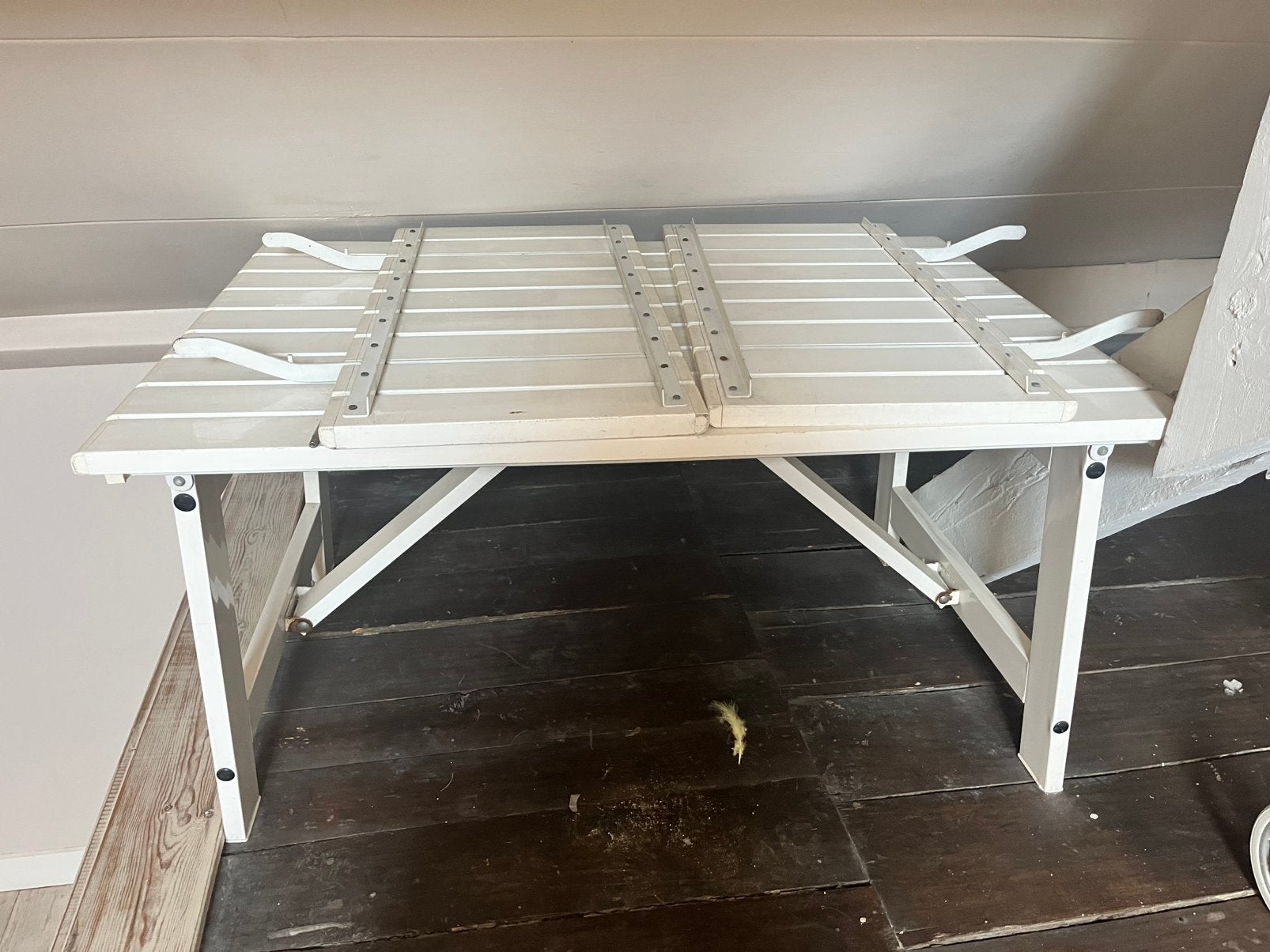 Herlag Tuintafel met verlengstukken, Tuin en Terras, Tuintafels, Ophalen, Zo goed als nieuw, Rechthoekig, Kunststof