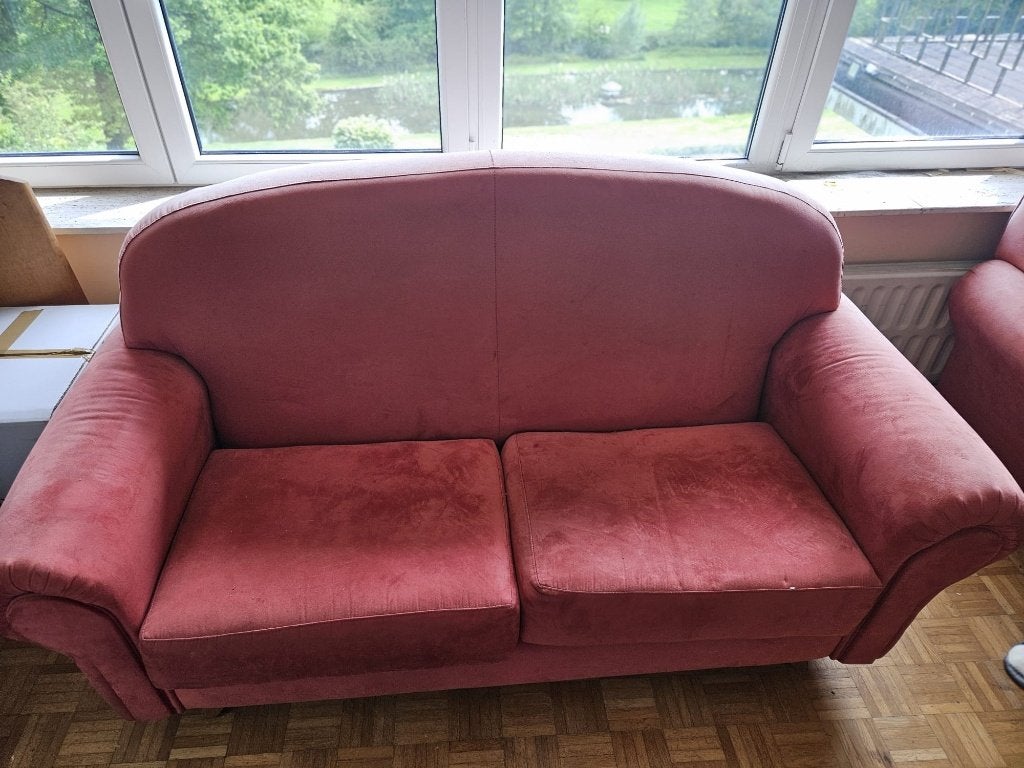 canapé et fauteuil, Trois personnes, Banc droit, Enlèvement, Utilisé