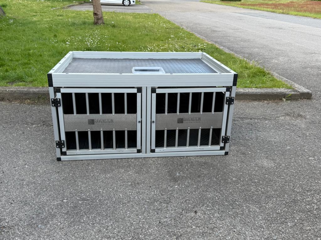 Hondenbench 2 vaks of 4vaks, Ophalen, Zo goed als nieuw