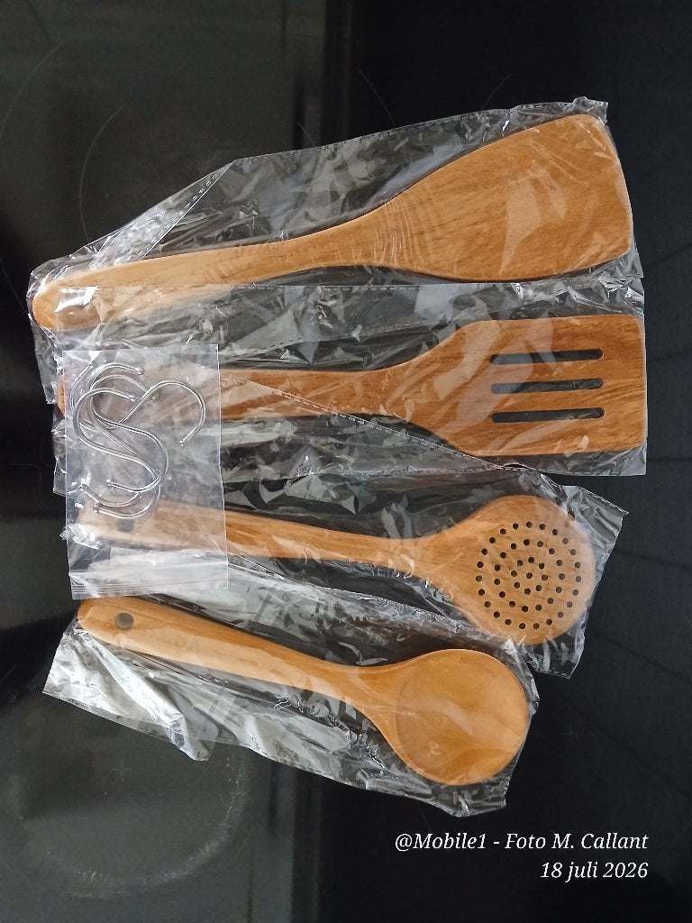 Houten keuken lepels, Huis en Inrichting, Ophalen, Nieuw, Hout, Overige stijlen