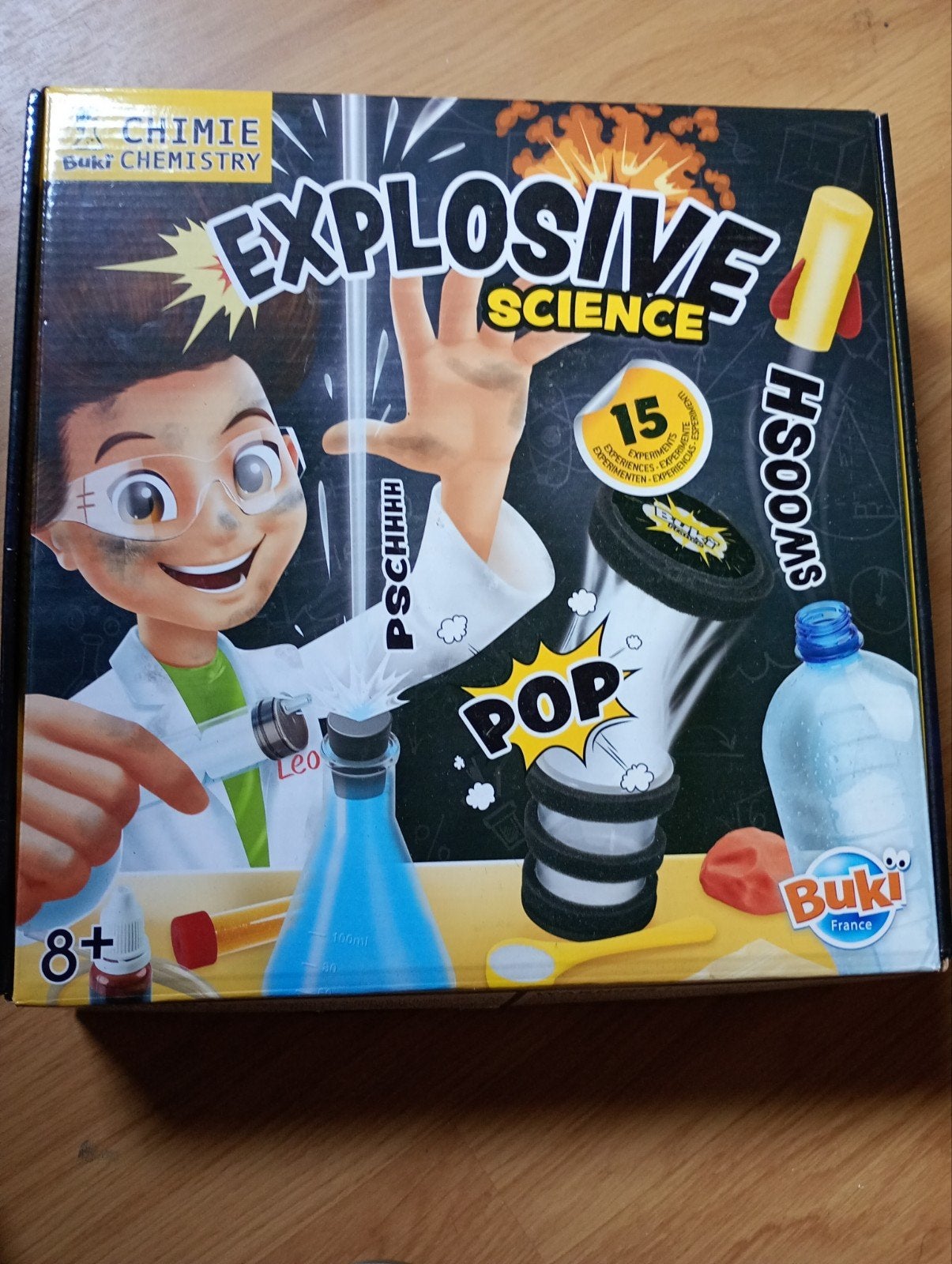 buki explosive science, Ophalen