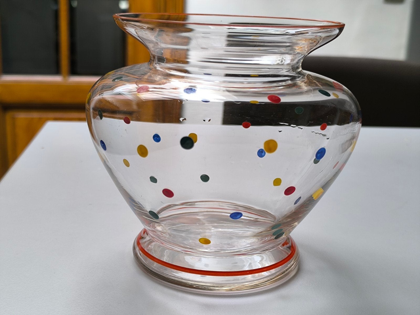 Jaren 50 'buttonvaas', Ophalen of Verzenden