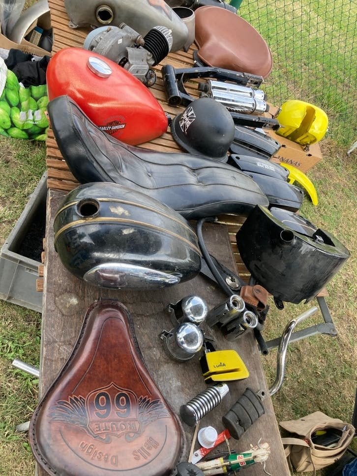 Shovelhead onderdelen, Enlèvement