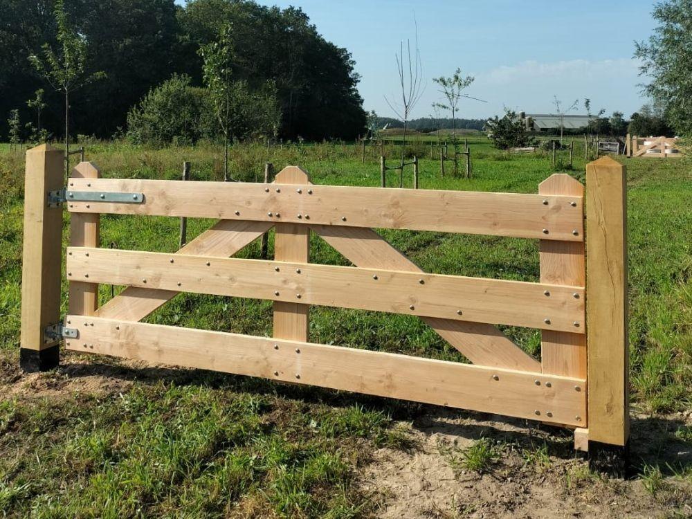 Houten landhek - maatwerk - beste prijs, Ophalen
